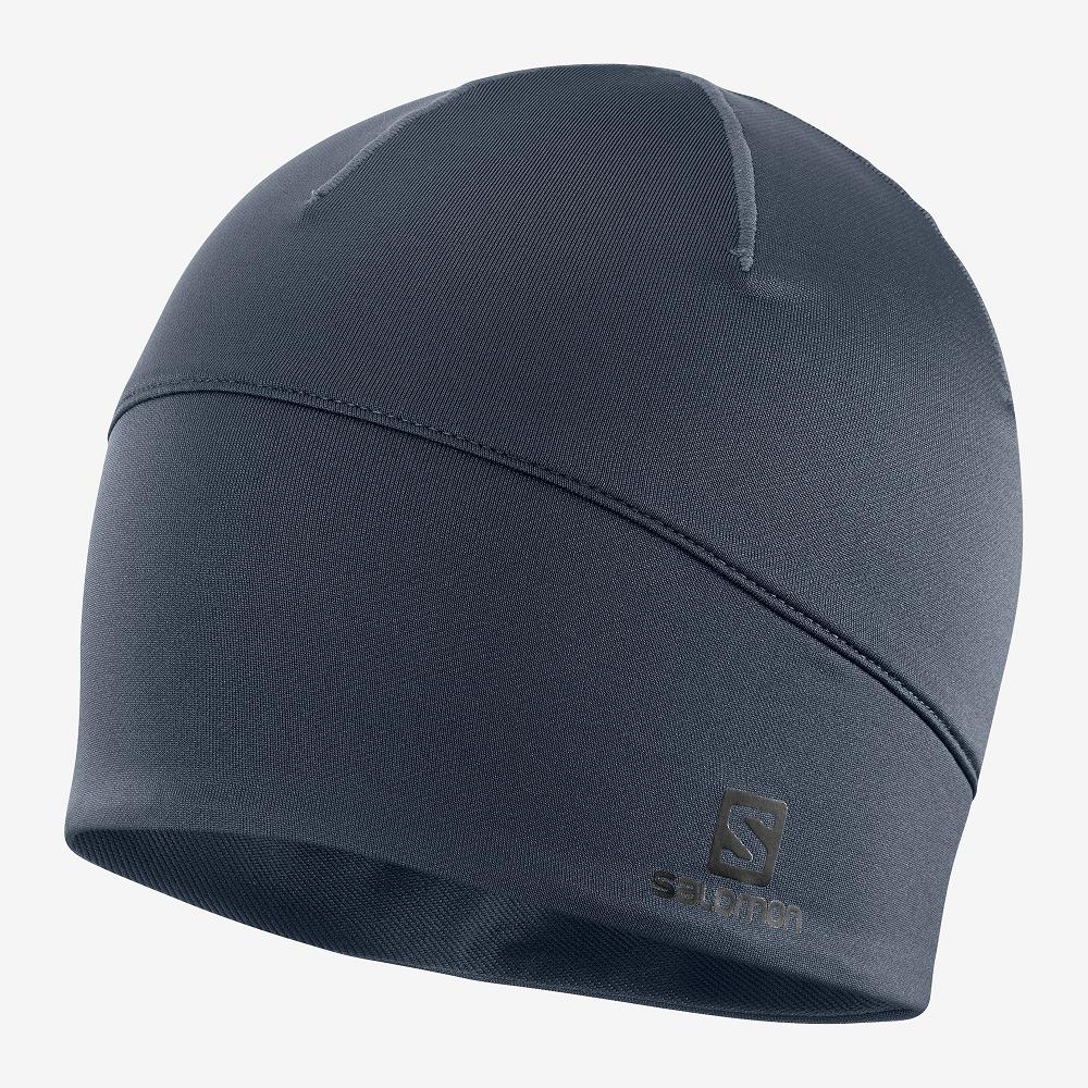 Salomon Singapore Mens Headwear - ACTIVE Grey | 19483-DNCS